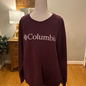 Columbia Burgundy Crewneck Sweatshirt Size XL